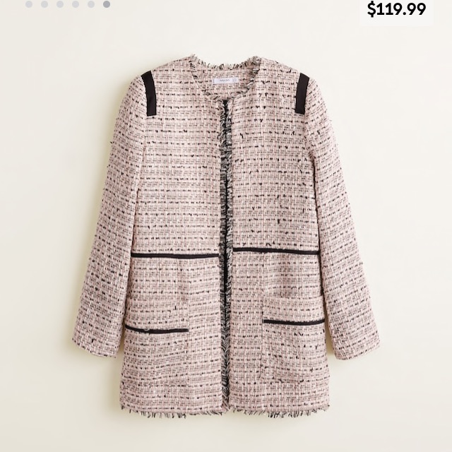 Mango Tweed Jacket